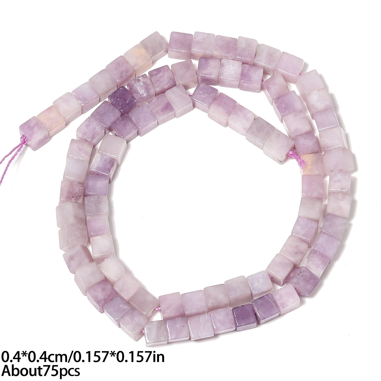 Natural Stone Cube Beads for DIY Jewelry Making
